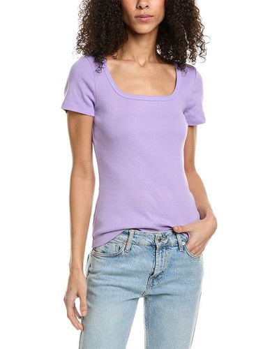 Michael Stars Kylie T-shirt - Purple