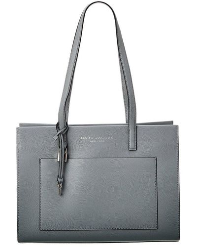 Marc Jacobs Work Leather Tote - Gray