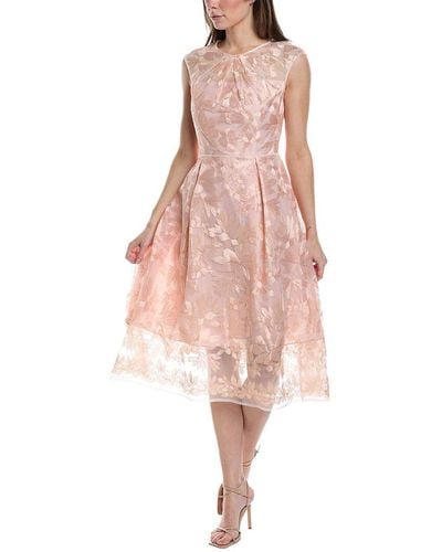 Adrianna Papell Solid Dress - Pink
