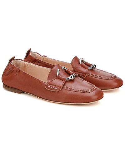 Agl Attilio Giusti Leombruni Sheryl Moc Leather Moccasin - Brown