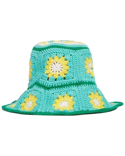 Jocelyn Crochet Hat - Green