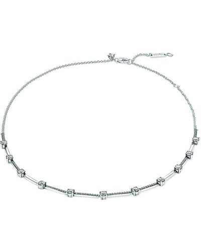 PANDORA Timeless Silver Cz Necklace - White