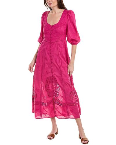 Free People Lisa Maxi Dress - Pink