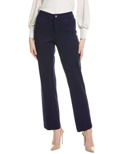 Anne Klein Flare Leg Bootleg Compression Pant - Blue