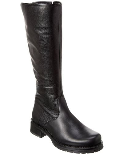 La Canadienne Lynette Leather Boot - Black