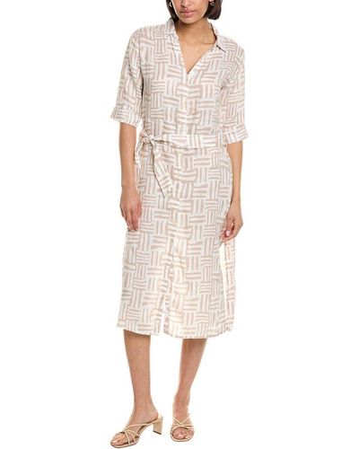 HIHO Lucy Linen Dress - White