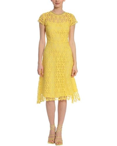 Maggy London Midi Dress - Yellow
