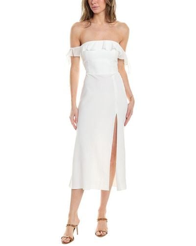 Amanda Uprichard Copellia Midi Dress - White