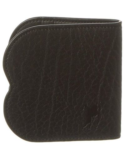 Burberry Chess Leather Card Holder - Black