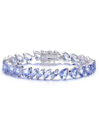 Genevive Jewelry Silver Bracelet - Blue
