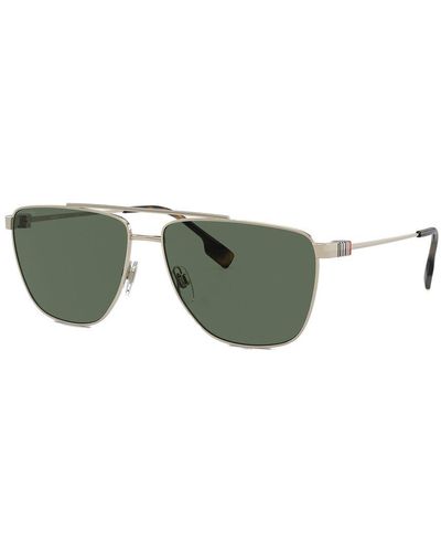 Burberry Be3141 61mm Sunglasses - Green