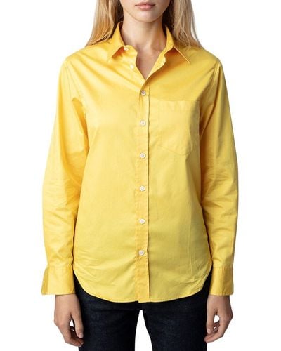 Zadig & Voltaire Taskiz Pop Shirt - Yellow
