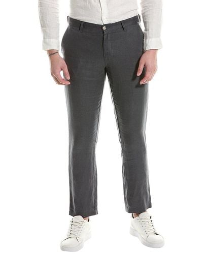 Onia Linen-blend Trouser - Grey