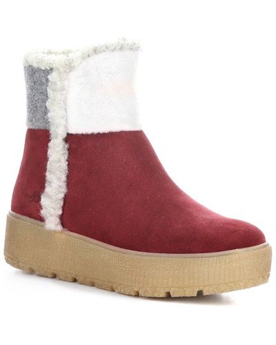 Bos. & Co. Bos. & Co. Inter Waterproof Suede Boot - Red