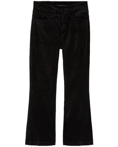 PAIGE High-rise Claudine Wide Flare Pant - Black