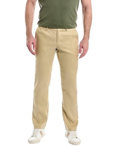 Tommy Bahama Mahalo Bay Flat Front Linen-blend Pant - Natural