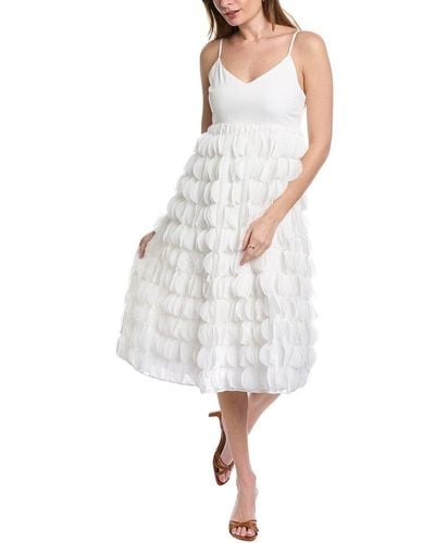 Trina Turk Carolina Midi Dress - White