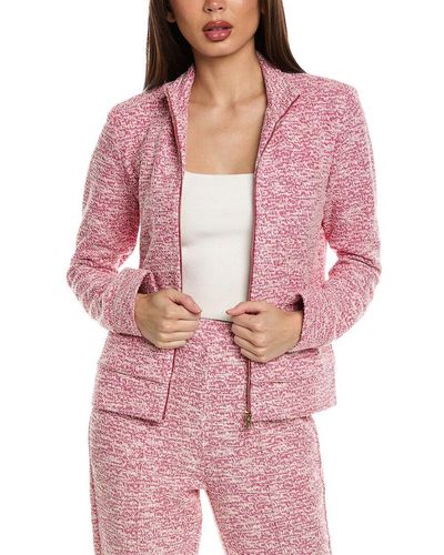 St. John Tweed Jacket - Pink