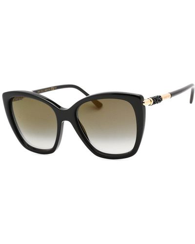 Jimmy Choo Rose/s 55mm Sunglasses - Black