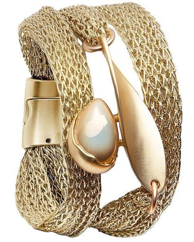 Saachi Mesh Bracelet - Metallic