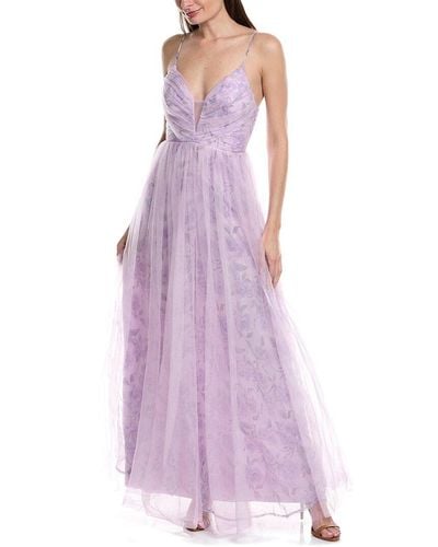 Moonsea Tulle Gown - Purple