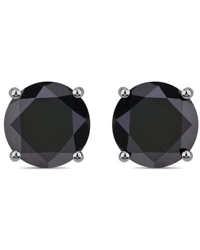 Diana M. Jewels Fine Jewelry 14k 4.25 Ct. Tw. Diamond Studs - Black