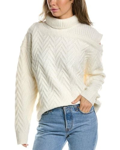 Lea & Viola Chunky Wool-blend Sweater - Natural
