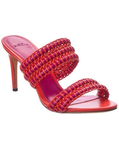 Alexandre Birman Emmy Leather Sandal - Pink