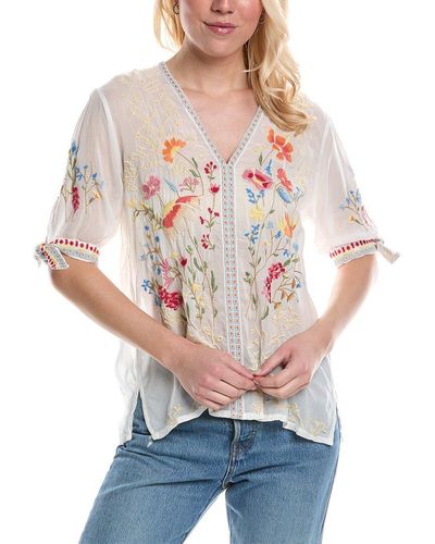 Johnny Was Cosette Blouse - White