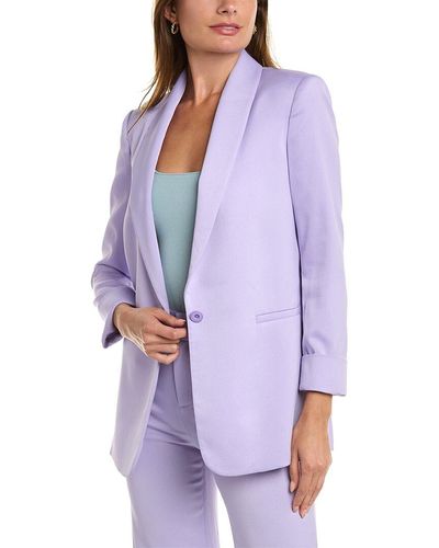 Purple Blazers, sport coats and suit jackets for Women | Lyst