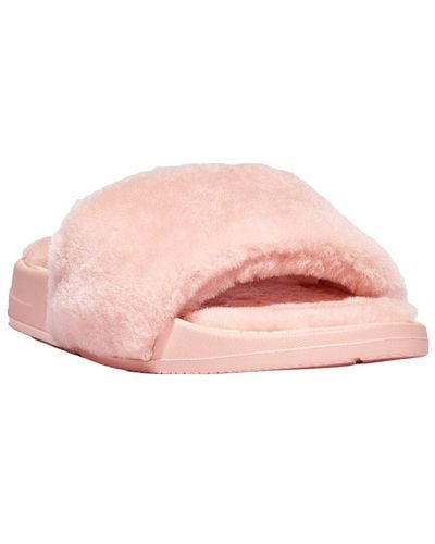 Fitflop Iqushion Shearling Sandal - Pink