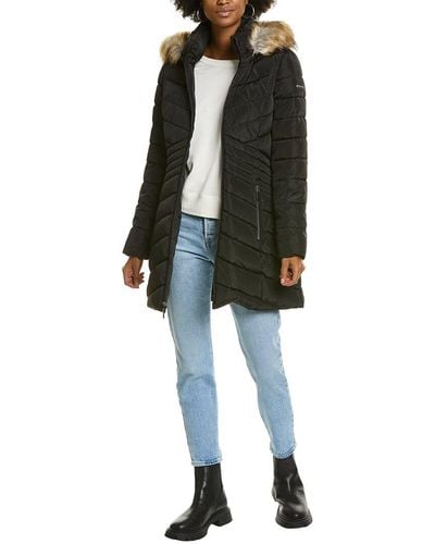 Laundry by Shelli Segal Quilted Coat - Black