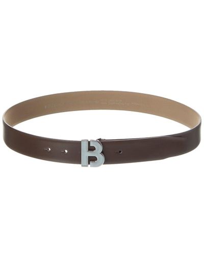 BOSS Icon Leather Belt - Brown