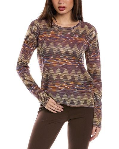 M Missoni Wool-blend Sweater - Brown