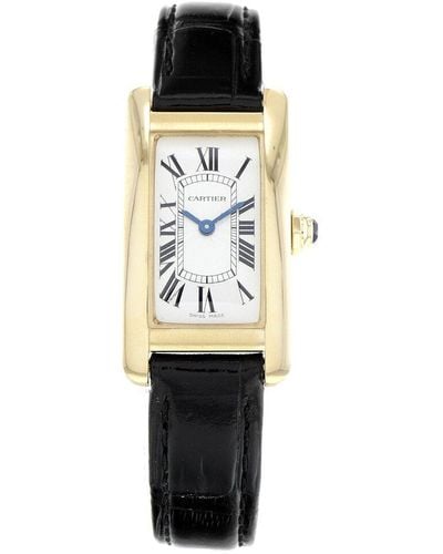 Cartier Tank Americaine Watch (Authentic Pre-Owned) - White