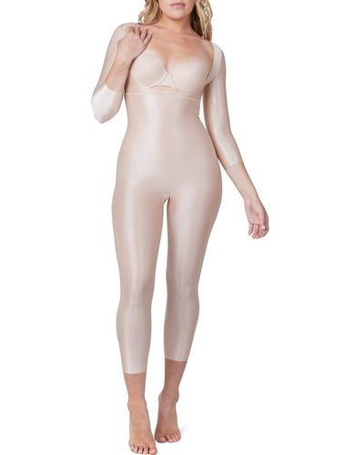Spanx 3/4-sleeve Catsuit - Pink