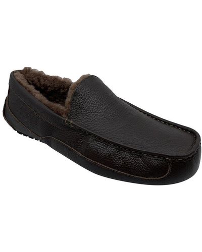 Smith's Smith' Genuine Plush Leather Moccasin - Brown