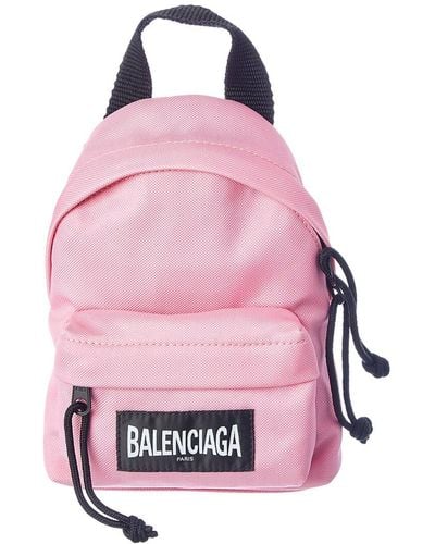 Balenciaga Oversized Mini Backpack - Pink