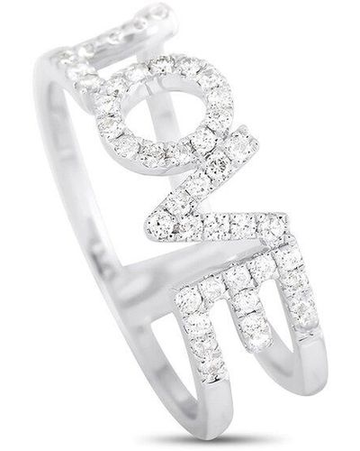 Non-Branded 14k 0.35 Ct. Tw. Diamond Love Ring - Multicolor