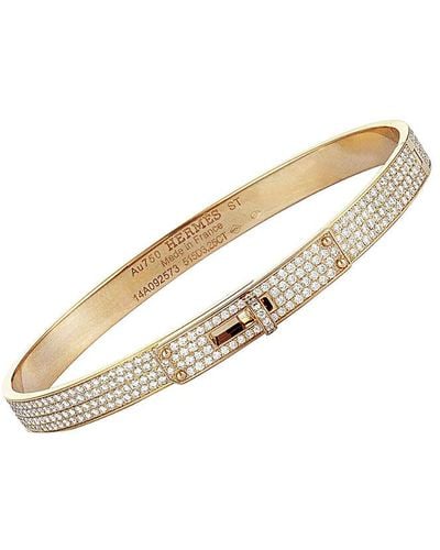 Hermès Hermes 18k Rose Gold 3.25 Ct. Tw. Diamond Bracelet - Metallic