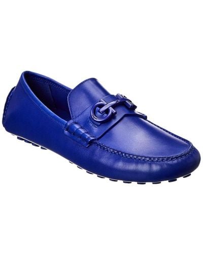 Ferragamo Grazioso Leather Loafer - Blue