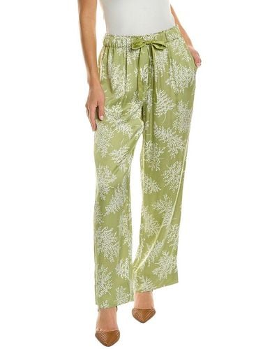 Rebecca Taylor Fleur Pajama Pant - Green