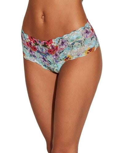 Cosabella Never Say Never Printed Hottie Hotpant - Blue