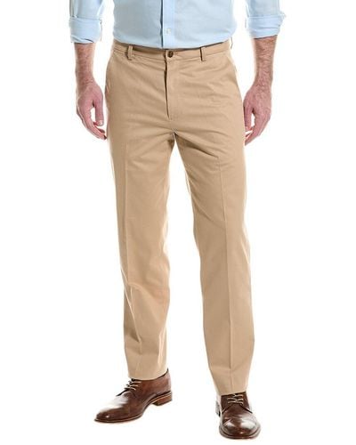 Brooks Brothers Classic Fit Stretch Advantage Chino Pants - Natural