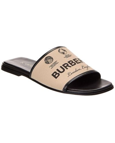 Burberry Flat sandals for Women | Online Sale up to 68% off | Lyst