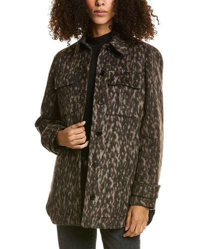AllSaints Jessa Leppo Wool-blend Jacket - Black