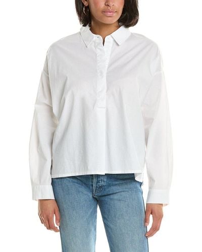 Monrow Oversized Shirt - White