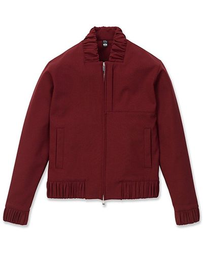 Athletic Propulsion Labs Athletic Propulsion Labs The Perfect Wool Bomber - Red