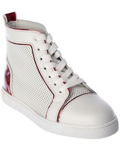 Christian Louboutin Fun Louis Leather Sneaker - White