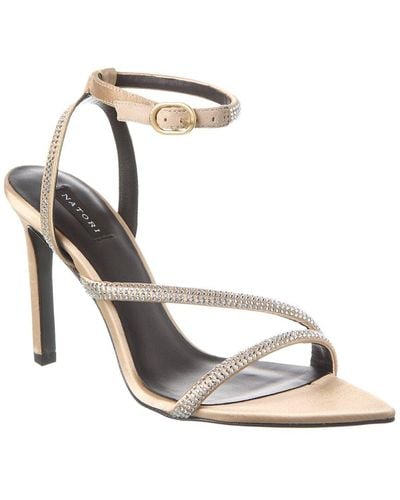 Natori Reiki Satin Sandal - Metallic